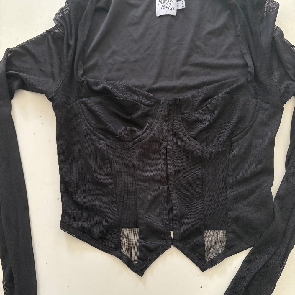 Princess Polly sheer blouse